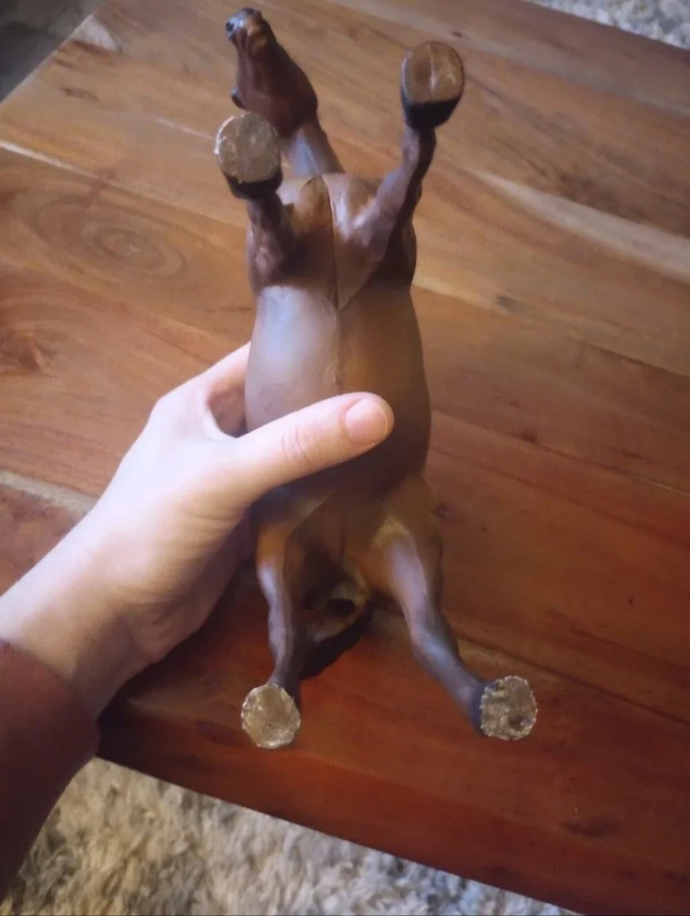 Breyer Vintage CHALKY  Thoroughbred Mare & Suckling Foal